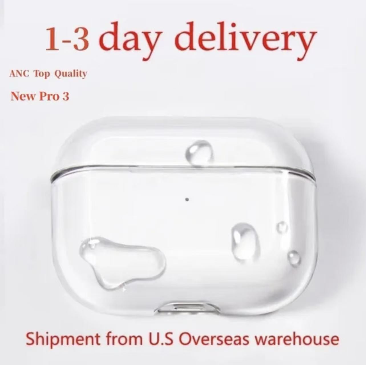 USA Stock fo airpods pro 2 air pro 3 air 4 5 6 Max Earphone Headphones Bluetooth Headphone Accessories Silicone Protective Cover pros Wireless Ch-image-1112911107