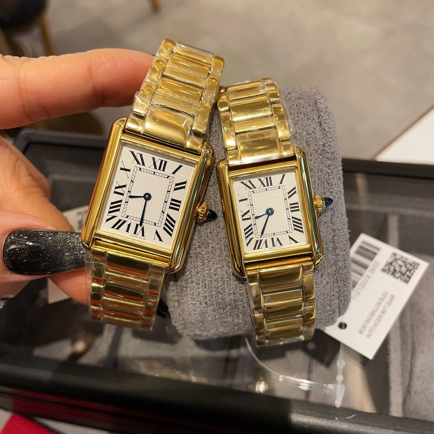 U1 Top-grade AAA Womens Diamond Bezel Watch Hot New Tank Series Top Fashion Casual 27mm 24mm Real Leather Quartz Watches Montres De Ultra Thin Lady