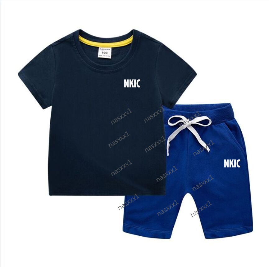2 pièces enfant en bas âge bébé enfants filles marque vêtements ensemble à manches courtes t-shirts hauts Shorts tenue enfants 100% couverture en