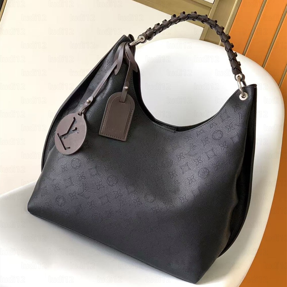 18A Buyers Picks Carmel hobo Womens shoulder crossbody bag designer handbag mirror quality luxury mahina punching Monogram Flower bag braided handle
