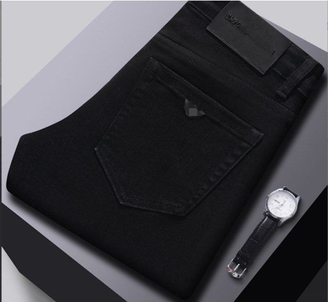 Fashion jeans Denim Trousers Mens Business casual Jeans Designer Jean men Pants High-end Quality Straight Design Retro Streetwear Casual long trouse