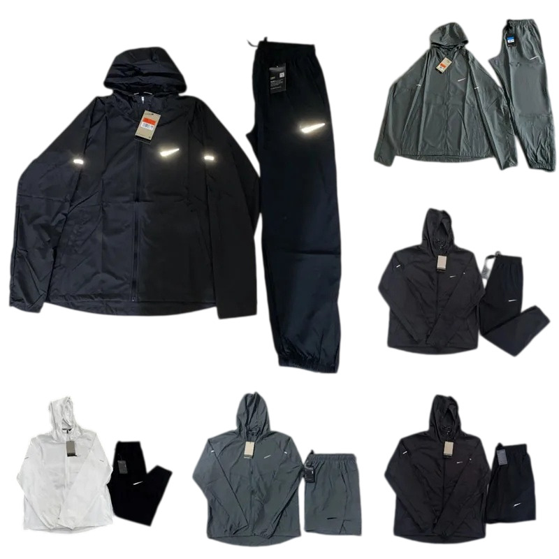 Men's hooded jackets windbreaker windproof sportswear lightweight gym jogging sport running jacket jogger hoodie coat sun protection UV outwear