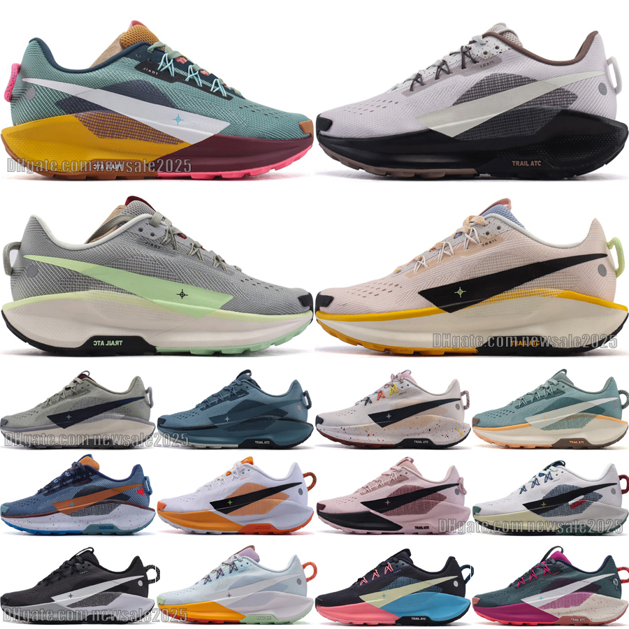 Top Trail 5 Men Women Running Shoes ReactsPegasuses 5s ATC Designer Trainers Photo Blue Barely Volt Black Anthracite Summit White Outdoor Sneaker