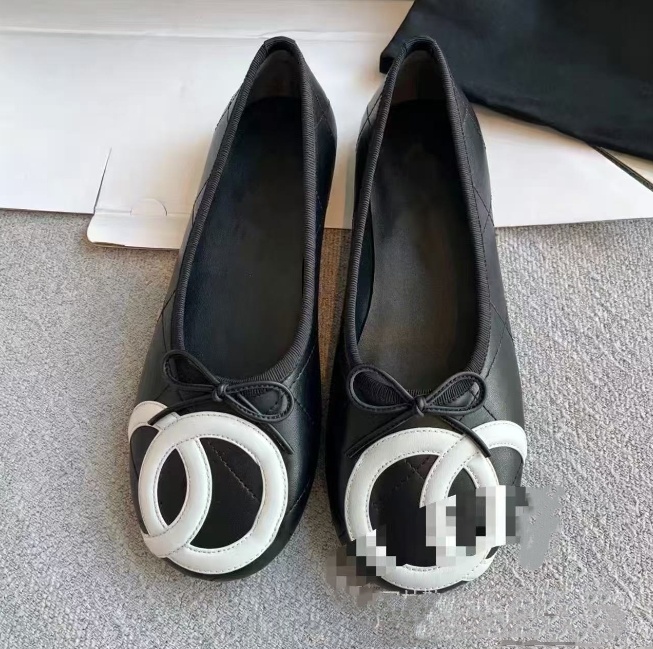 designer shoe Ballet Paris Designer Professional Dance Shoes Genuine Leather Mary Jane flat sole shoes Shallow Mouth Single Shoe women Loafers Size