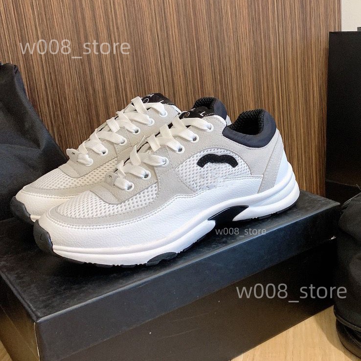 mens and womens spring version silver shoes female students thick sole sports increase running casual shoes Luxury designer women shoes sneakers siz
