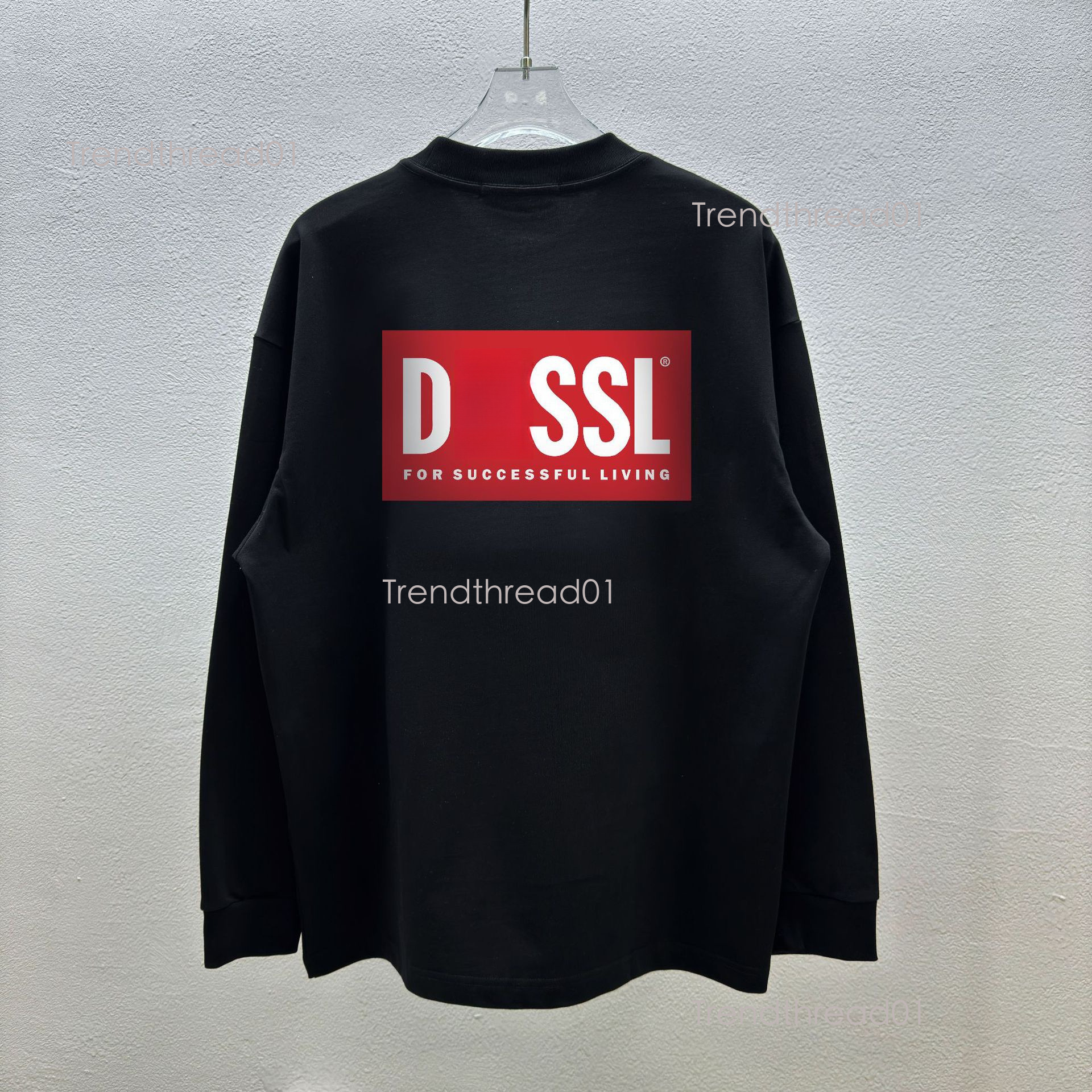 Diselhoodie American Fashion Die Esel Long Sleeve Autumn And Winter Coats Round Neck Sweatshirt Knitted Coat Loose Hooded Sweatshirt For Men And Wom
