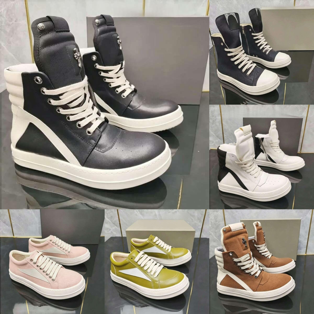 Top quality designer shoes for women men Leather furry boot canvas boots Luxury booties low suede runner sneakers platform unisex outdoor casual tra