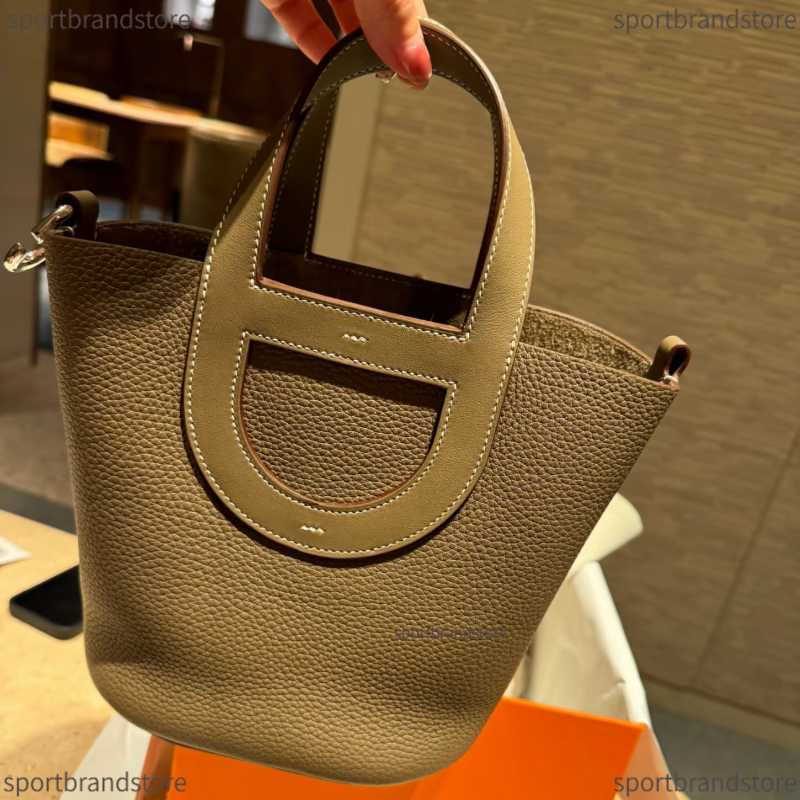 7A Top Quality Bucket Lock Bag Tote Bag Women Purse Designer Bag Handbag Clutch Bag Picotine Handmade Bucket Bag Classic Cowhide Shopping Bag in The