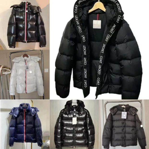NFC scan Men's Designer Jacket Winter Puffer Jacket Warm Windproof Down Jacket Shiny Matte Material M-5XL Couple New Fashion Designer Canadian