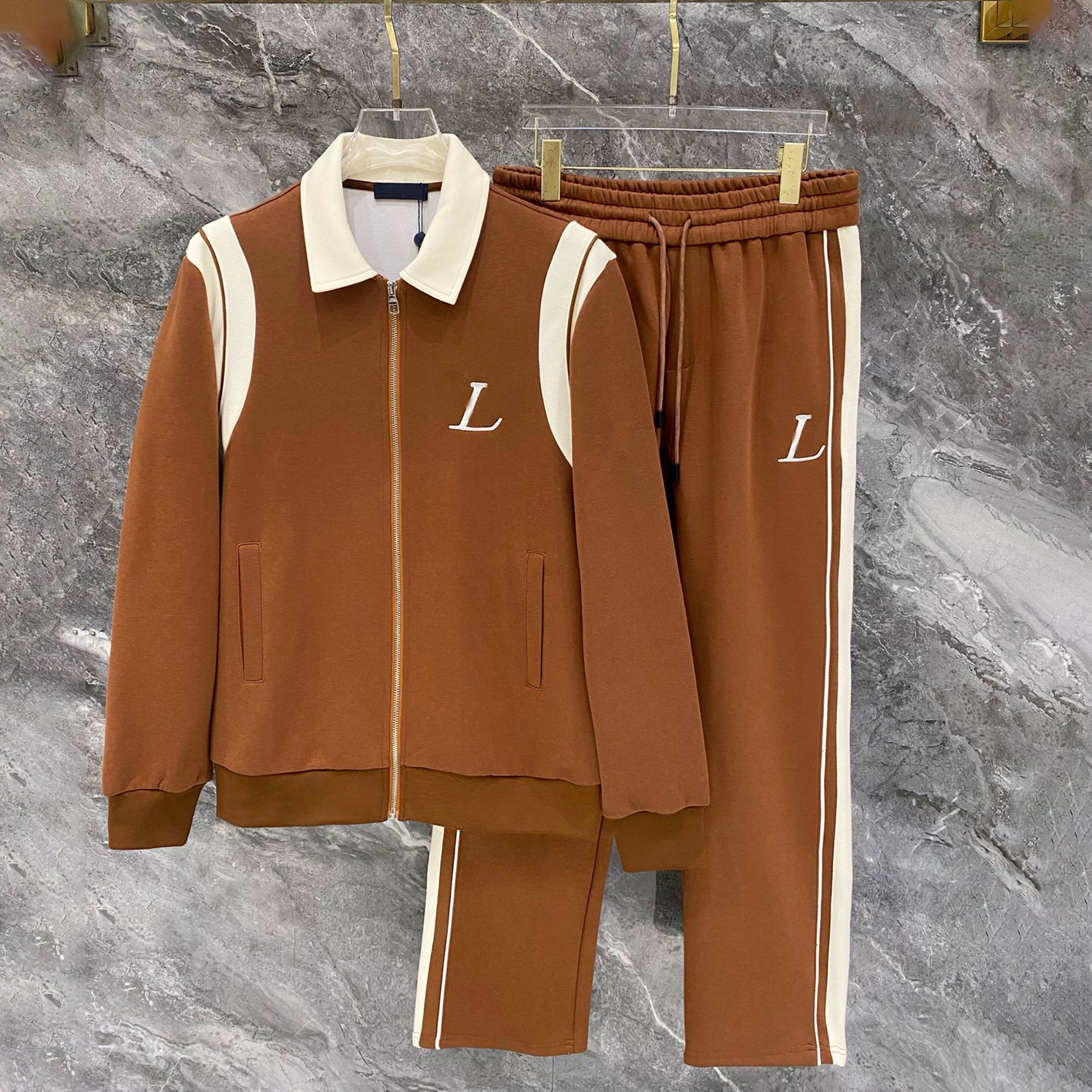 Vêtements de marque de créateurs, vêtements pour hommes de haute qualité, veste de costume de sport pour hommes, veste à fermeture éclair à rever