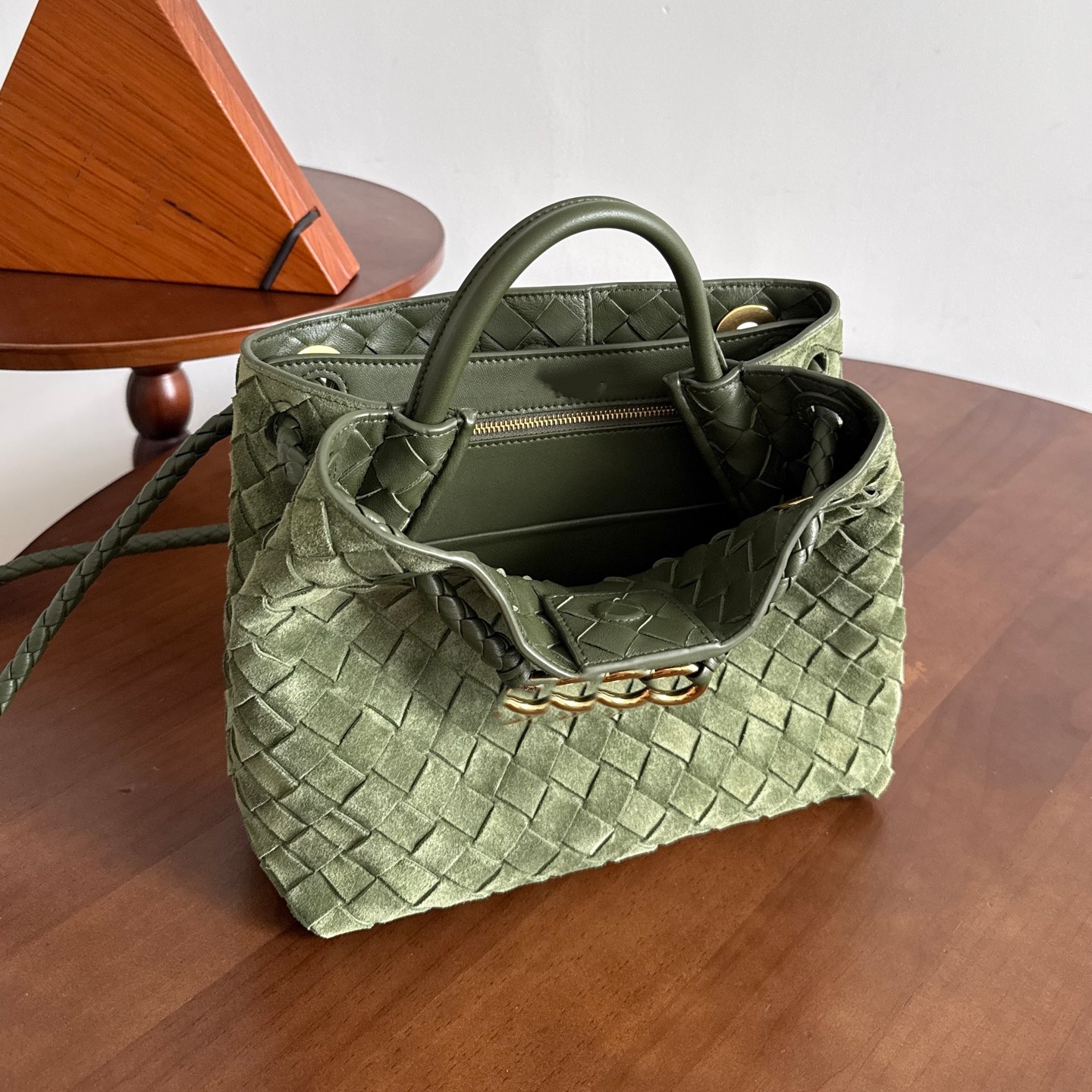 mirror quality designer bags suede leather woven tote bags suede 25cm handbags shoulder purses women clutch wallets small shopping totes luxury hand