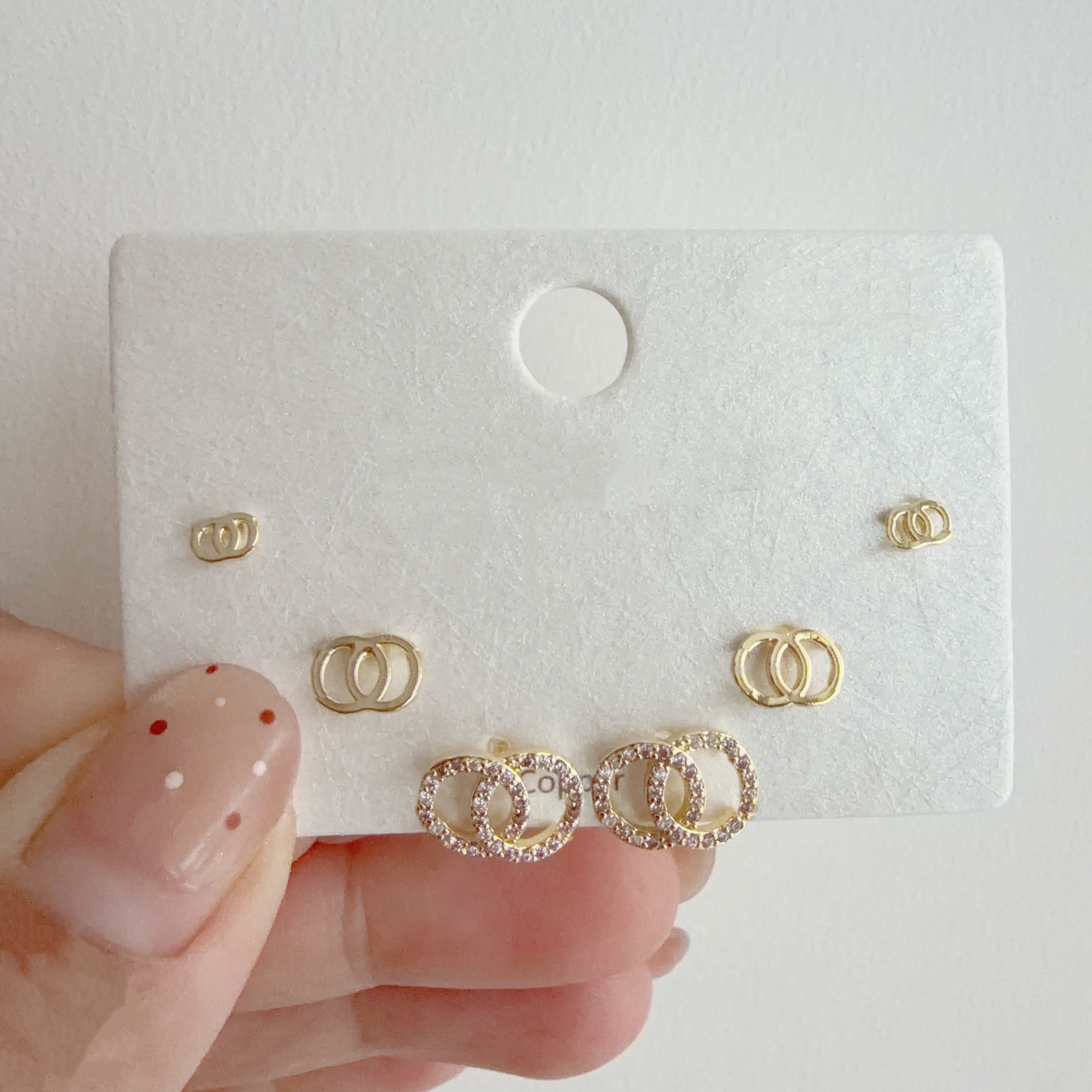 mini size 101 hot selling 18k goldplated designer 925 silver luxury brand letter earrings geometric socialite round crystal diamond pearl earrings w