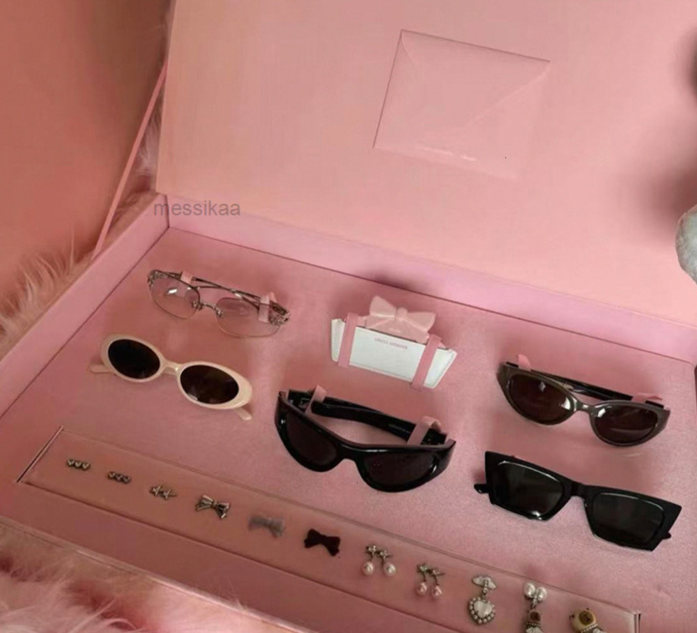 Designer Gentle Gm Sunglasses Jennie Same Style GM 2026 New Sunglasses With Interchangeable Accessories For Women HighEnd Cat Eye UV Protection Sung