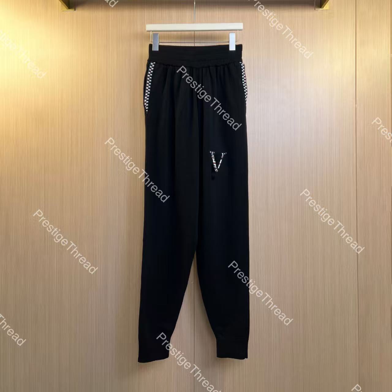 Logo embroidered elastic waist knitted sports pants designer Men's Pants autumn and winter new comfortable outfit