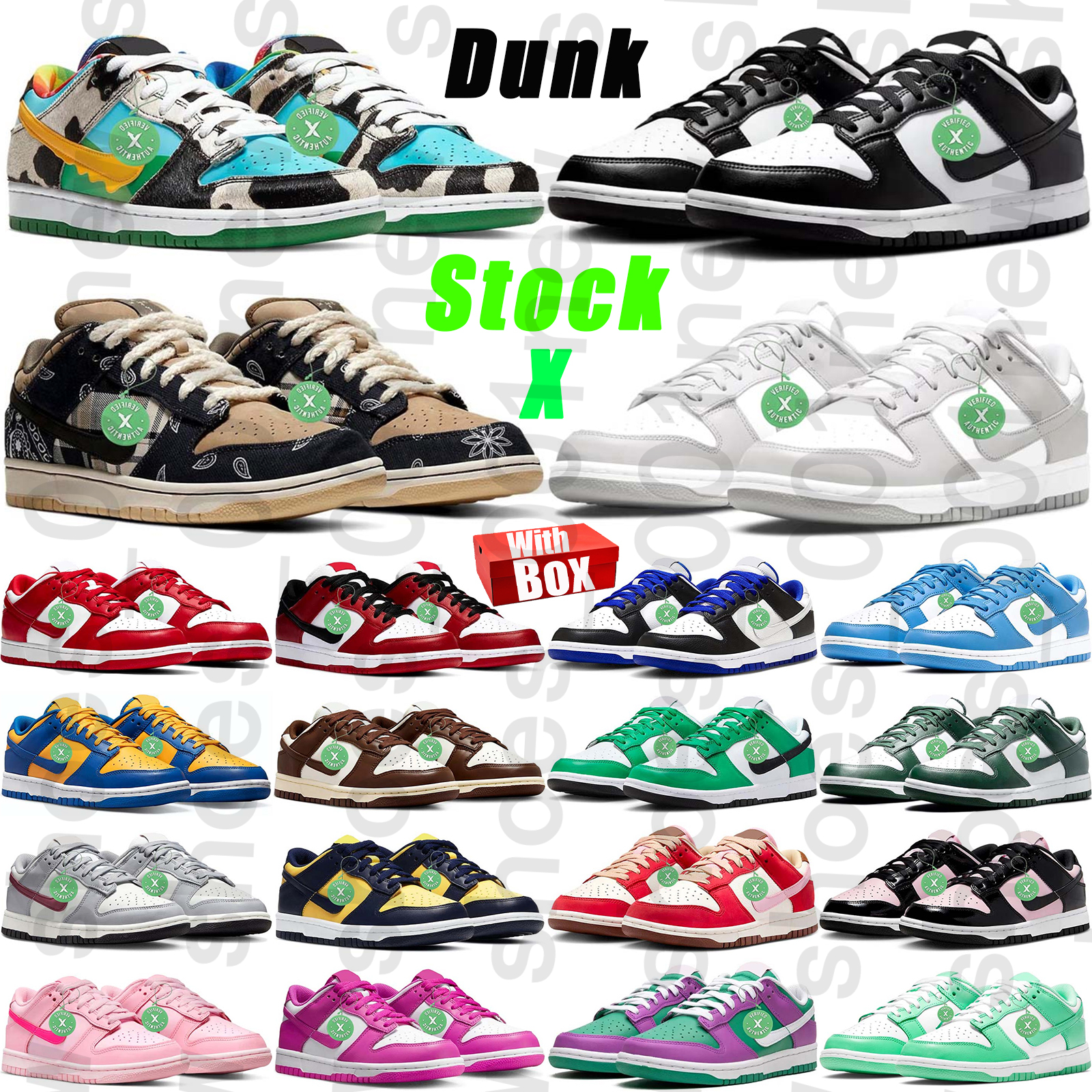 Free Shipping with stock x box Designer sbdunks dunksshoe dunkmen dunkfree sneakers Running Shoes trainers mens womens Outdoor men women Sports runn