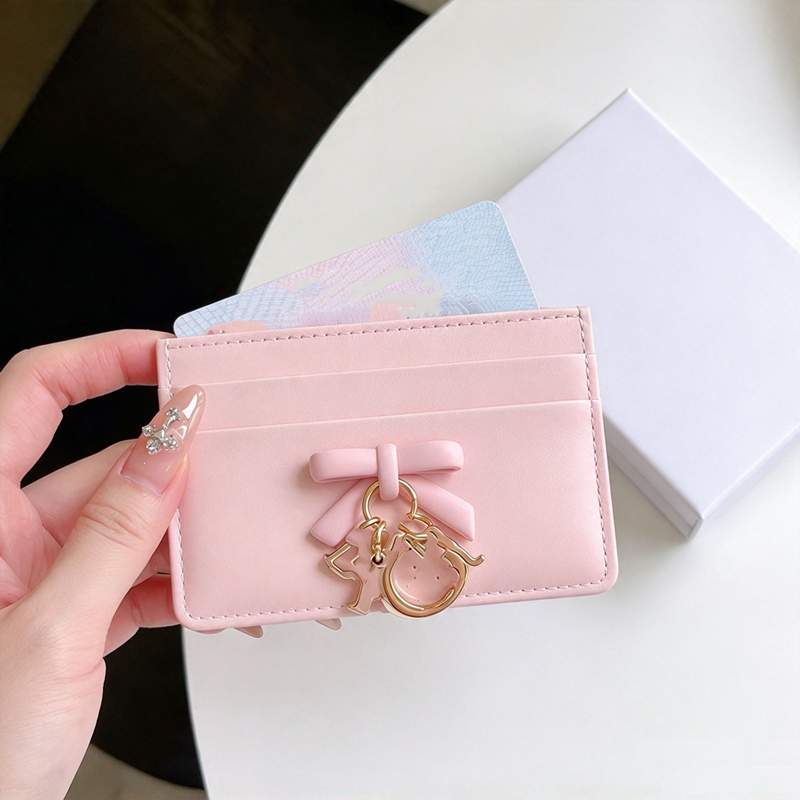 2026 Card Holders Luxury Design Wallets For Women Multi-Function Holder PU Female Small Bag Short Purse New Arrivals Unisex Wallets with box