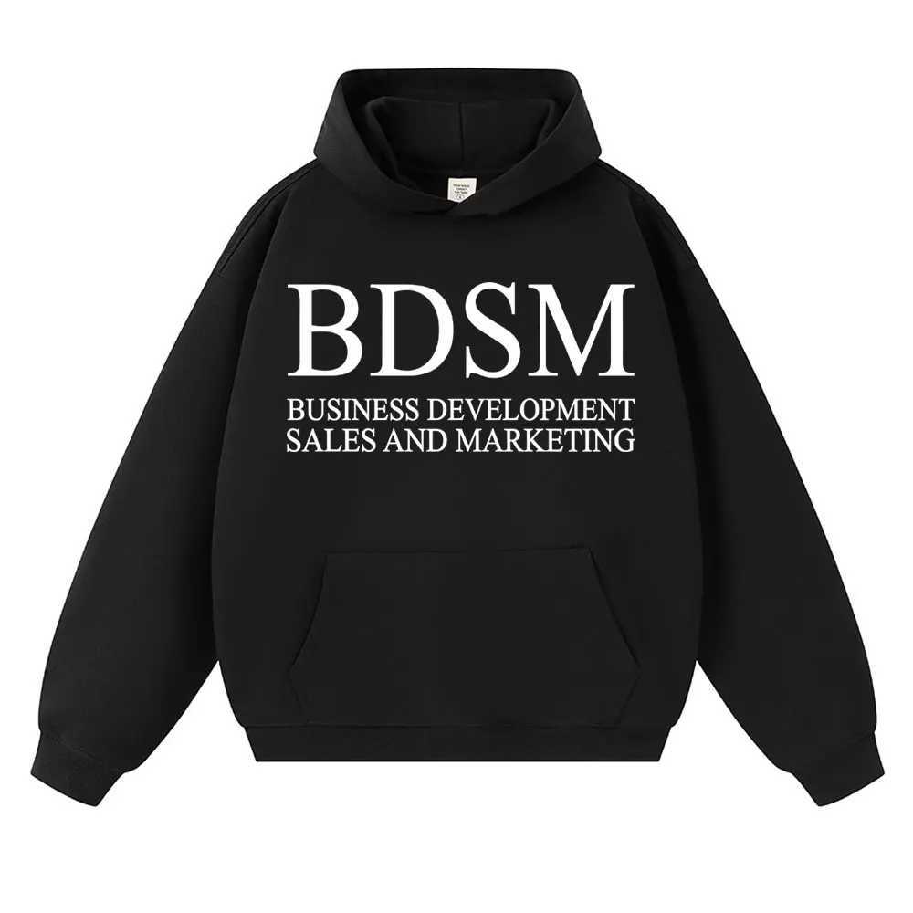 Men's Hoodies Sweatshirts BDSM Business Development Sales and Marketing Hoodie Men Women Fashion Sweatshirt Fleece Casual Oversized Tracksuit S