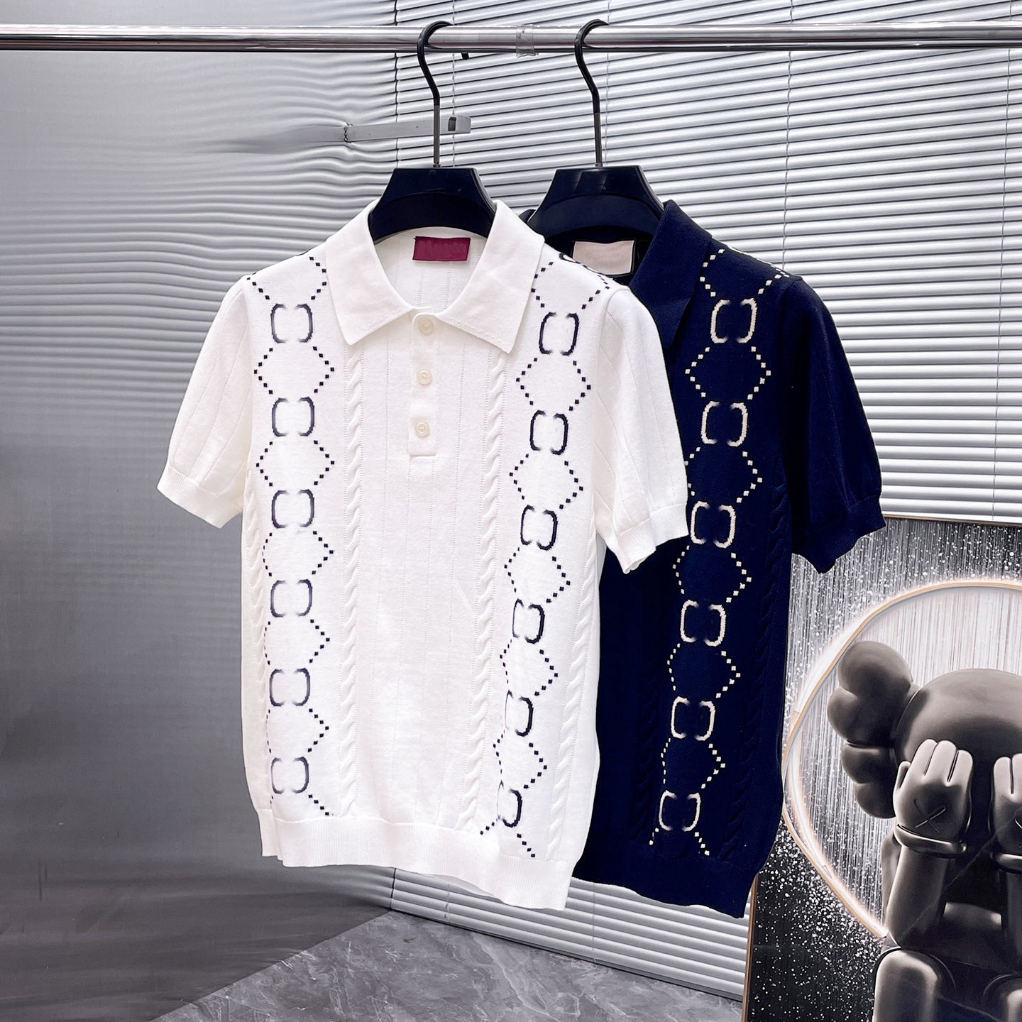 Vêtements de marque de créateurs, vêtements pour hommes de haute qualité, T-shirts et polos pour hommes, pulls polo en maille, T-shirts jacquard