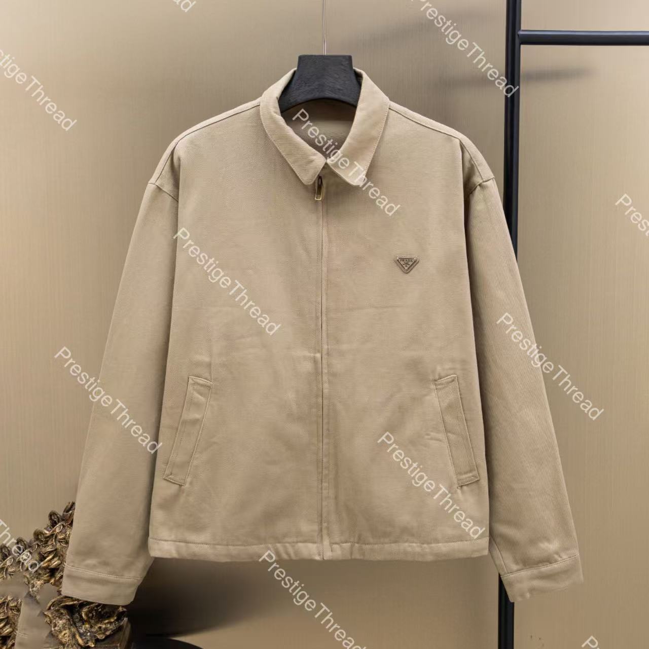 High-Quality Designer Men's Jackets Triangle Logo Denim Short Jacket 26 New Styles