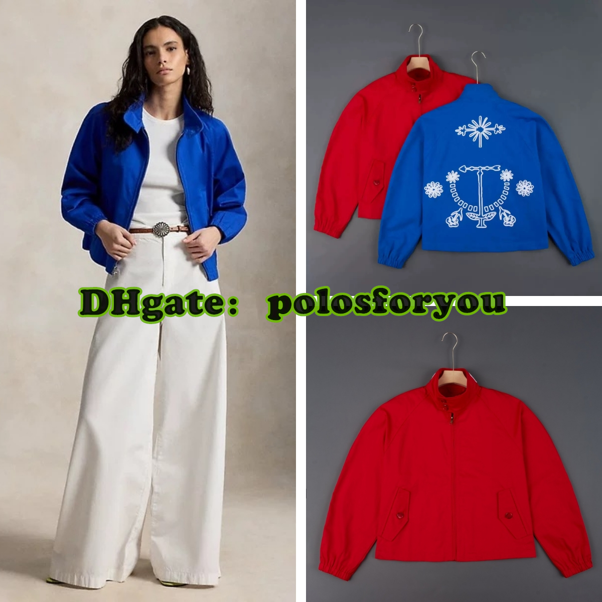 jackets womens designer jacket women Polo Jacket Designer Vintage Women Old Money Coats embroidery Design High-Quality Womens Jacket
