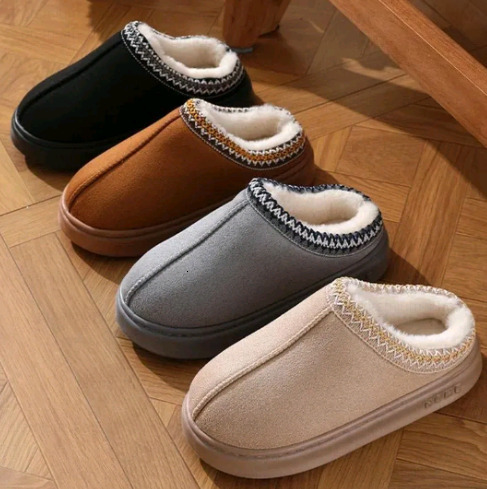 tazz tasman Designer Fashion Furry Women Soft Plush warm Womans Clog winter snow boot Casual Luxury House Sandals Slippers Beautiful Christmas gifts