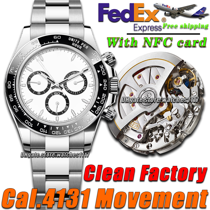 Luxury Mens watch Clean Factory watch Cal.4131 Movement Designer watches men Automatic Mechanical 40MM High quality 10ATM Waterproof 72-hour power s