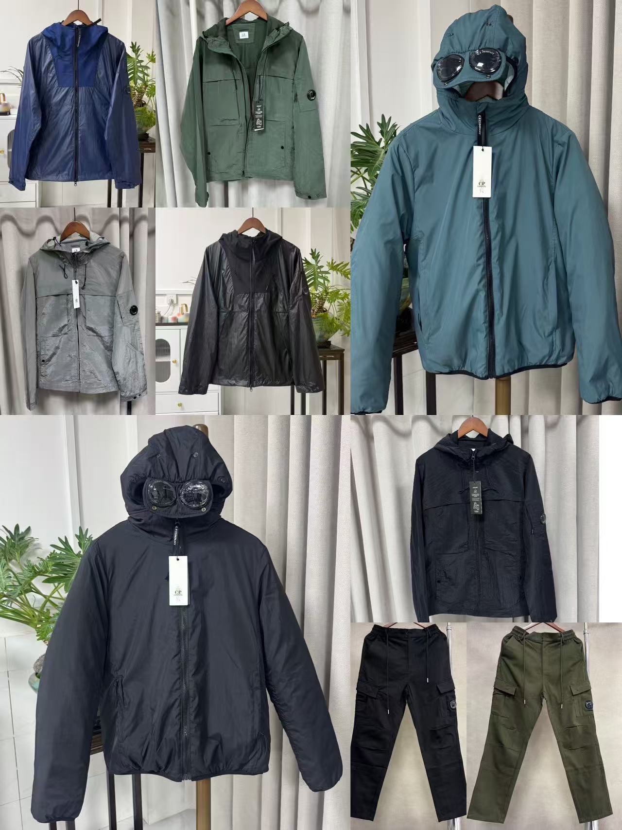 Mens cpcompanys style windbreaker designer protective clothing UV protection sun shirt c p zipper jacket windproof cpcompanyscoat