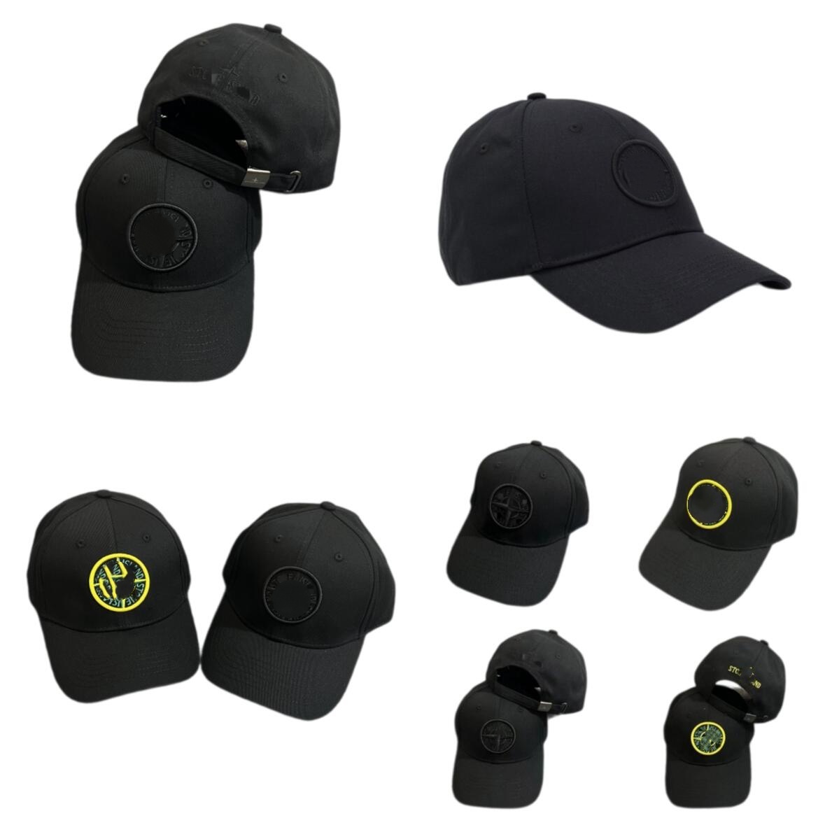 Compass Logo Designer Ball Caps Man Woman Couples Tennis SunHat Curved Trim Unisex Peaked Outdoor Sunshade Cotton Baseball Cap Adjustable Sun Protec