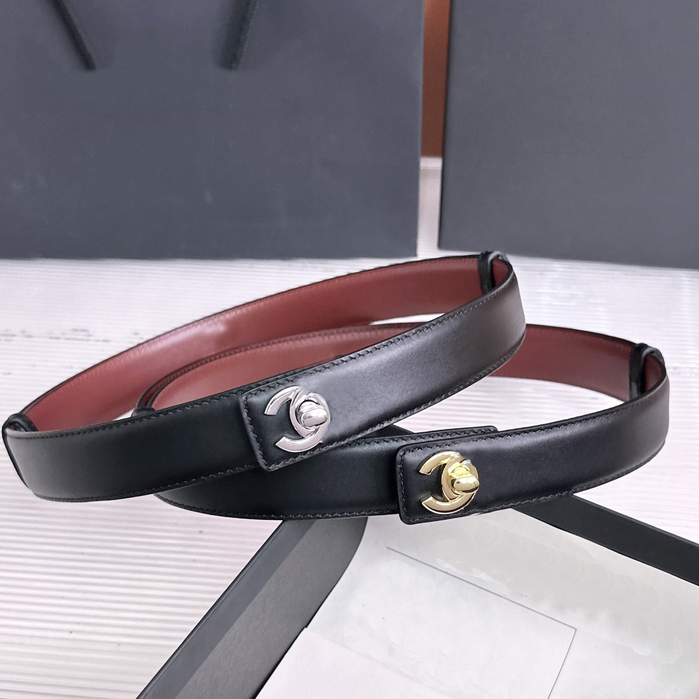 belt designer belt for women12A genuine leather caviar 2026 new letter 2.5cm high quality luxury buckle women skirt dress pants daily outfit christm