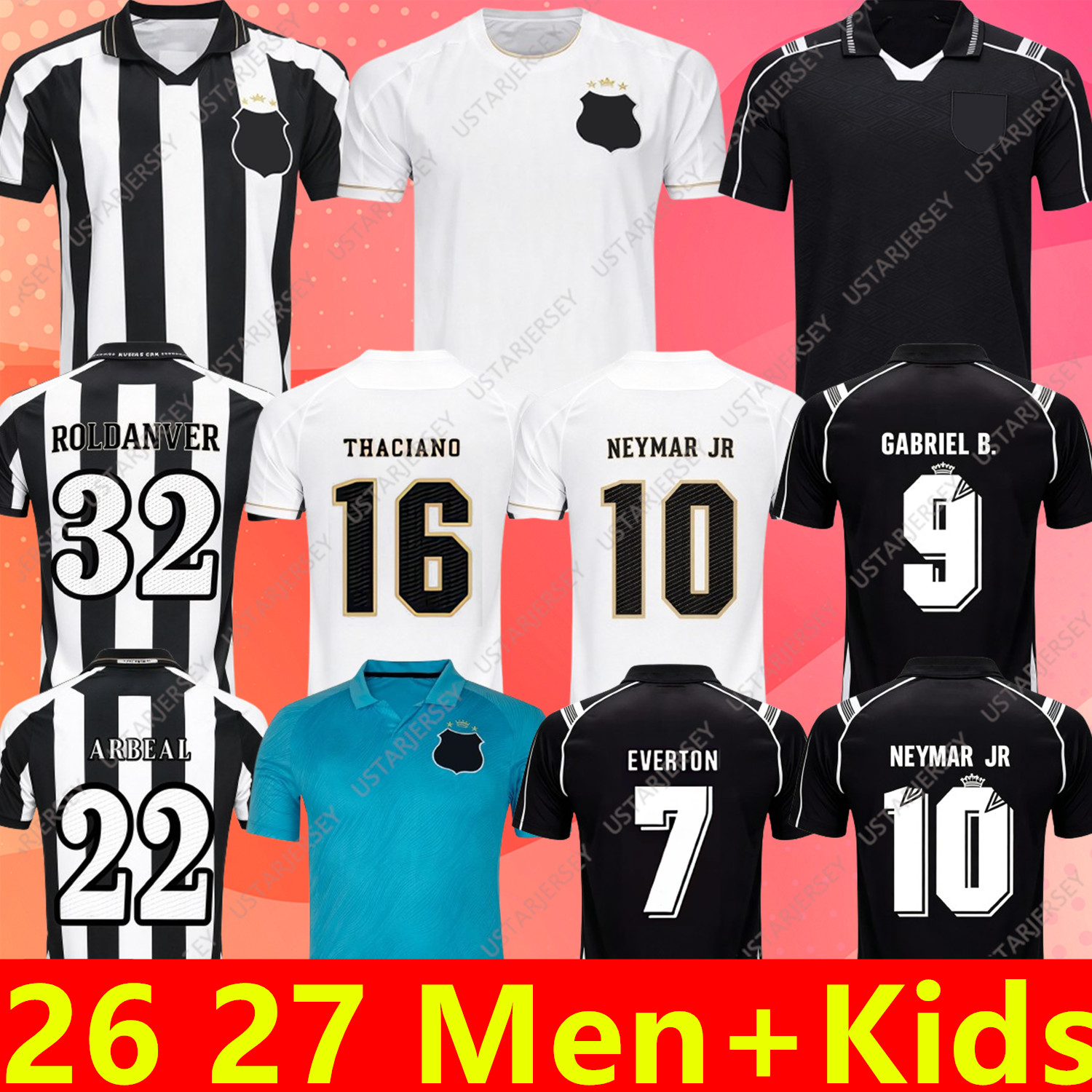 26 27 Santos retro soccer jerseys 12 13 24 2026 2027 NEYMAR JR PELE RONY BARREAL Ganso Elano Borges Felipe Anderson vintage classic sports football