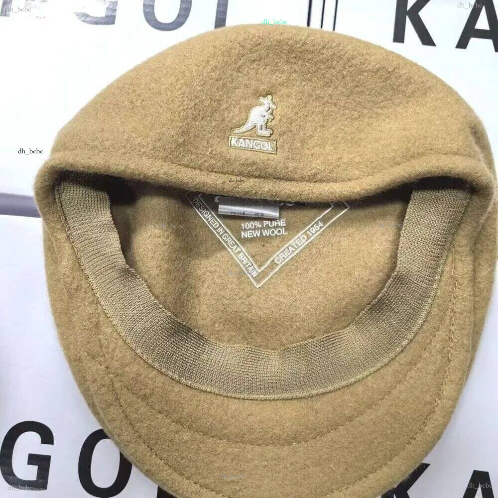 Kangolly Hat Nylon Beret Newsboy Caps Designer Black Autumn Warm Spring Winter Female Women Flat Cap Berets Soft Casual Painter Hats 87A