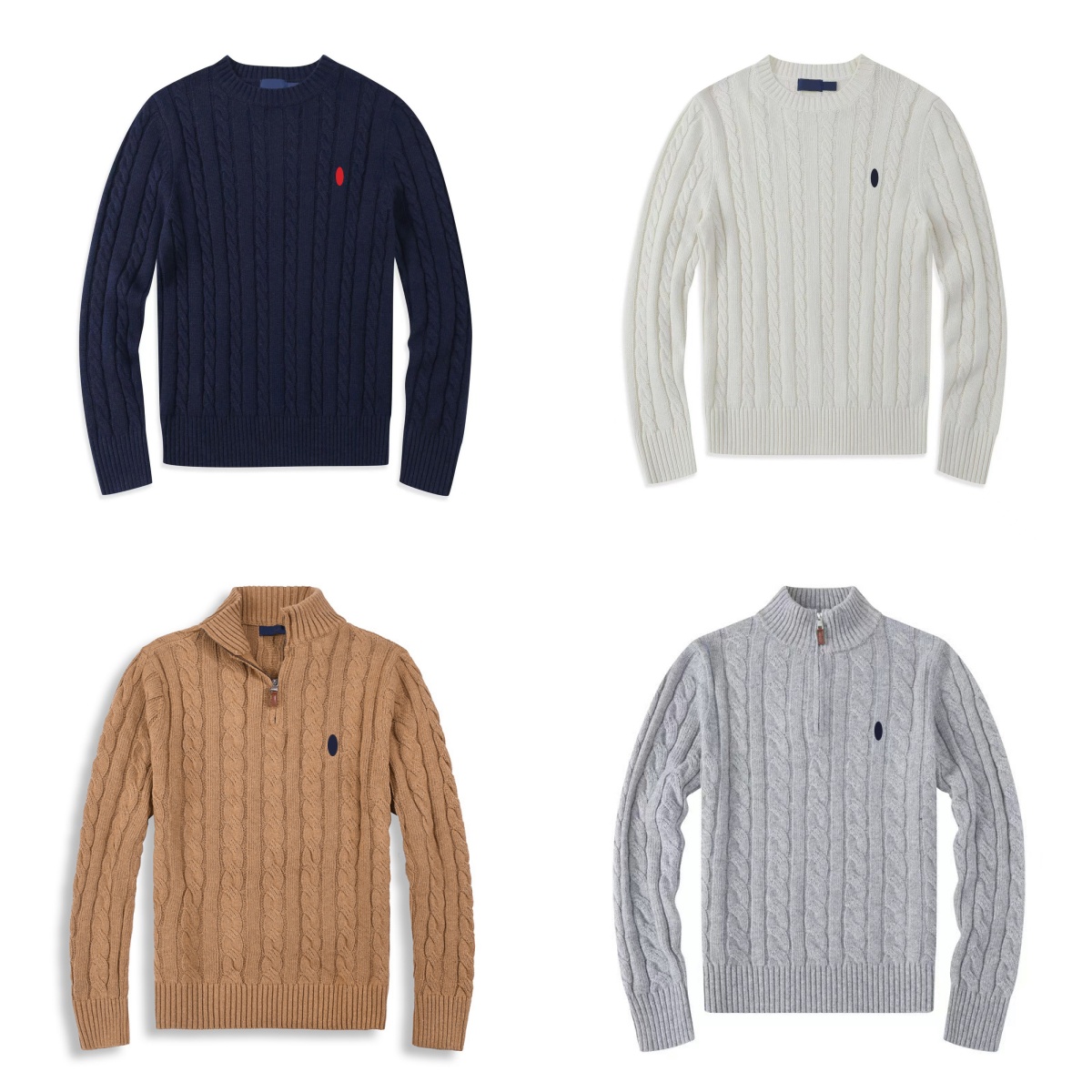 Designer Mens Sweater Luxury Mens Knitted Sweater Classic Embroidery Cotton Sweatshirt Winter Men Round Neck Jumper Knitwear S-XXL
