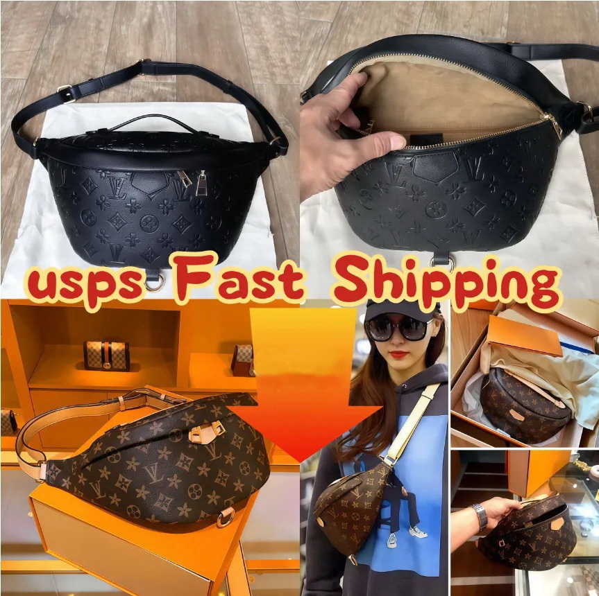New Designer Black Waist Bag Bumbag Belt Mens Backpack Tote Crossbody Purses Messenger Women Handbag Fashion Wallet Fanny Pack Bag Woman Shoulder Ba
