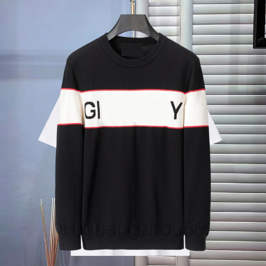 high quality designer sweater men, knit letter sweater, Leisure street pullover, polo sweater, sweater men, winter keep warm top