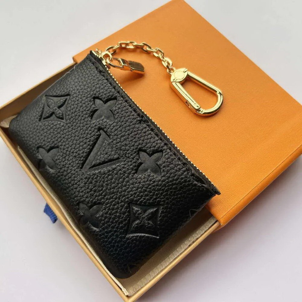 KEY POUCH Designers Mini Wallet Fashion Womens Mens Keychain Ring Credit Card Holder Coin Purse Luxury M62650 wallet with box