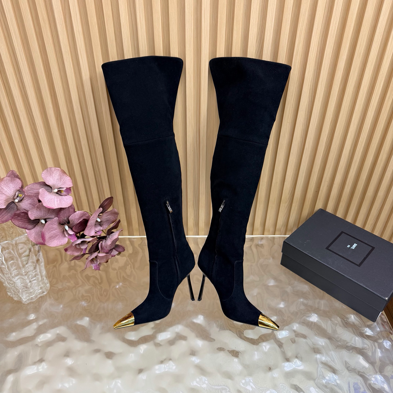 Flat Boot Designer Luxury Womens White Brown Leather Knee High Round Toe Ballerina Bow Fashion Casual Footwear Comfort Modern Stylish Trendy Formal