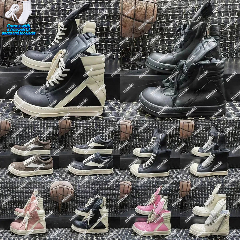 Designer boots Genuine Leather boot furry boot Luxury booties black white red men womens high top horse hair boots low top suede boots Jumbo Lace Ca