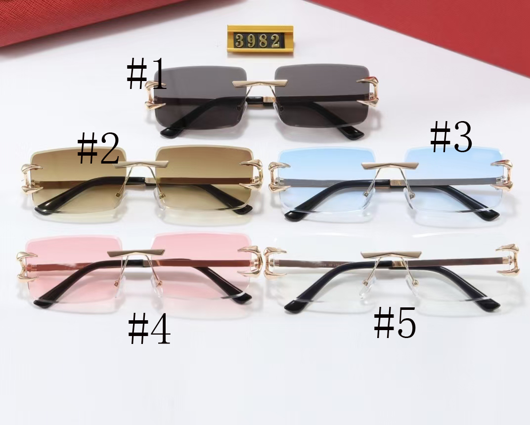 summer women small Rectangle driving Designer square Sunglasses Outdoor man Driving Glasses man rectangle GLASSES for Women Optional Beach Goggles F
