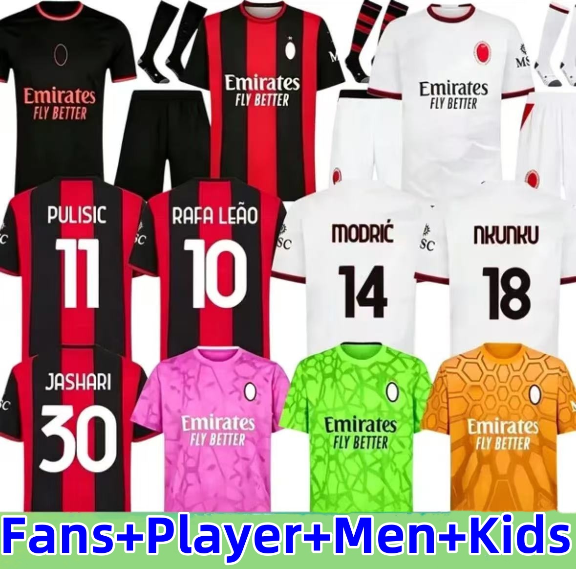 26 27 AC MilanLY MODRIC RAFA LEAO soccer jerseys REIJNDERS PULISIC KOCHE Fourth 2025 2026 2027 ac milanLY football shirt GIMENEZ WALKER JOAO THEO FO