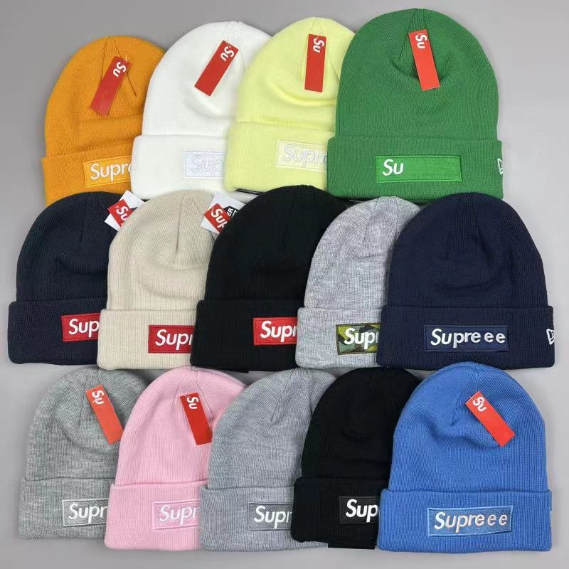 Luxurys Designers Beanie Knitted Cap Red Box Patch Men Women High Quality Black Smooth Winter Hats Wool Bonnet Solid Color Cuff Skull Caps Hip Hop H