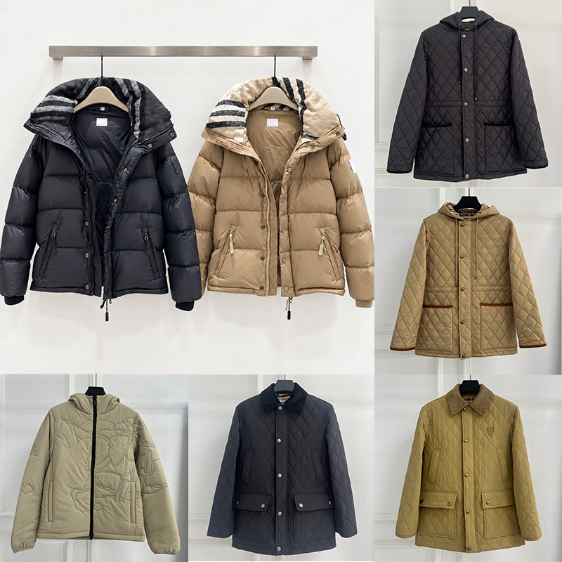 Designer Down Jacket Men Women Luxury Puffer Jacket Winter Thick Parka Coat Classic Check Pattern Hooded Warm Outdoor Doudoune High Quality Plaid Co