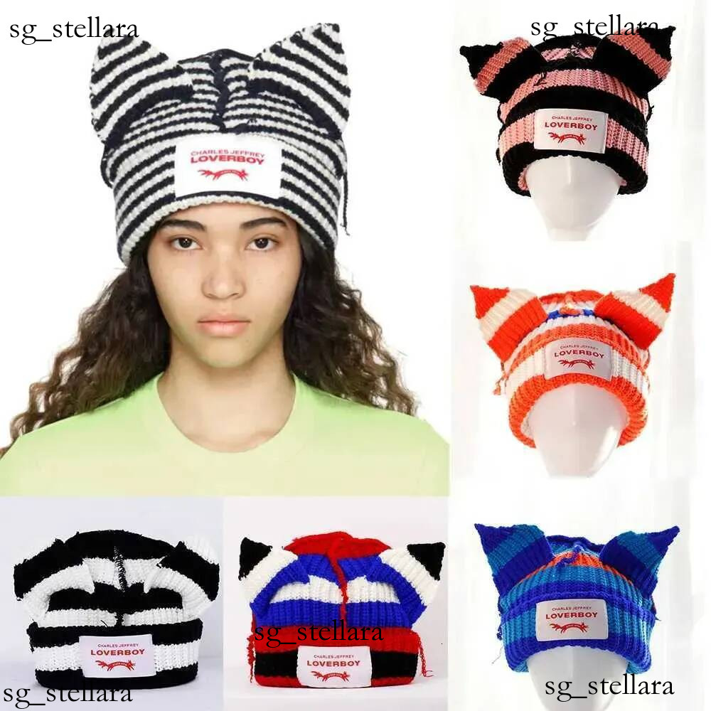 Bonnet de créateur Bonnet Casquette Casquette Crâne pour Femmes Hommes Mignon Mode Sweat À Capuche Amant Garçon Tricoté Double Couche Chaud Oreil