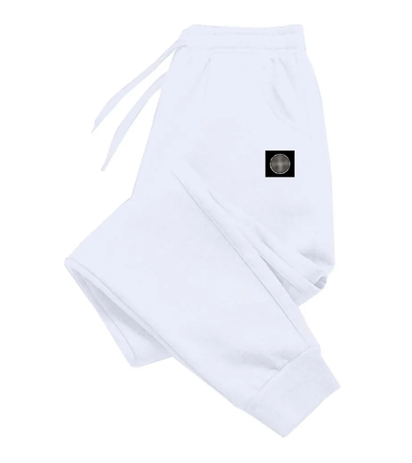 Stones Lisland Sweatpants Designer Topstoney Men Women Solid Casual Minimalist Style Baggy Drawstring Sweat Pants Embroidery Compass Badge