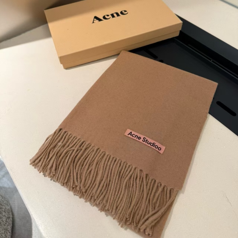 Écharpe en mélange de laine à franges minimaliste scandinave, unisexe, couleur unie, grand châle chaud, écharpe de cou d'hiver de Style styliste