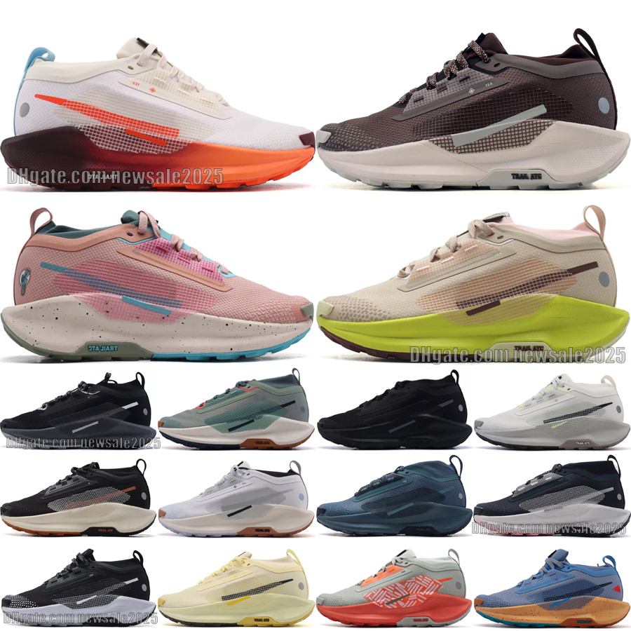 Top Men Women Running Shoes Pegasuses Trail 5 GTX Designer Trainers Jade Horizon Sail Picante Red Cool Grey Pink Oxford Red Pale Ivory ATC Outdoor S