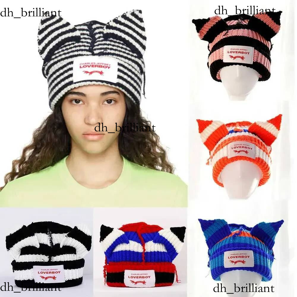 Bonnet de créateur Bonnet Casquette Casquette Crâne pour Femmes Hommes Mignon Mode Sweat À Capuche Amant Garçon Tricoté Double Couche Chaud Oreil