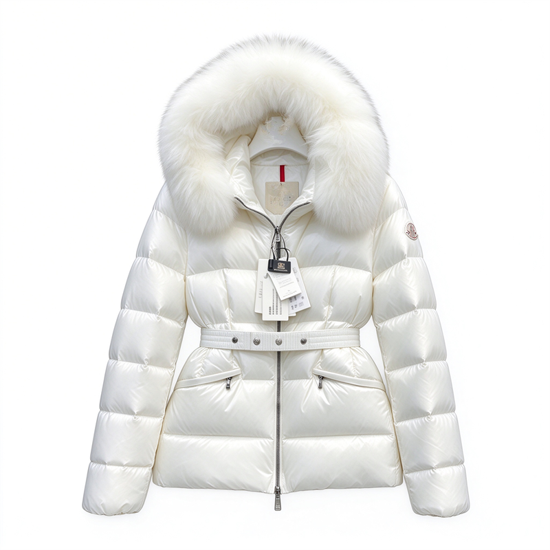 Women Winter Short Down Jacket With Large Raccoon Fur Collar Hooded 90% White Duck Down Coat Slim Fit Puffer Coat Ladies Warm Outdoor Black Parka