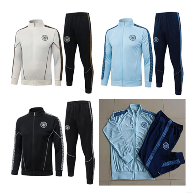 2025 2026 Man CITY HAALAND SOCCER JERSEYS tracksuit MEN Kids 25 26 Man city Long sleeve man Training Suit Sportswear Football Survatment Maillot de