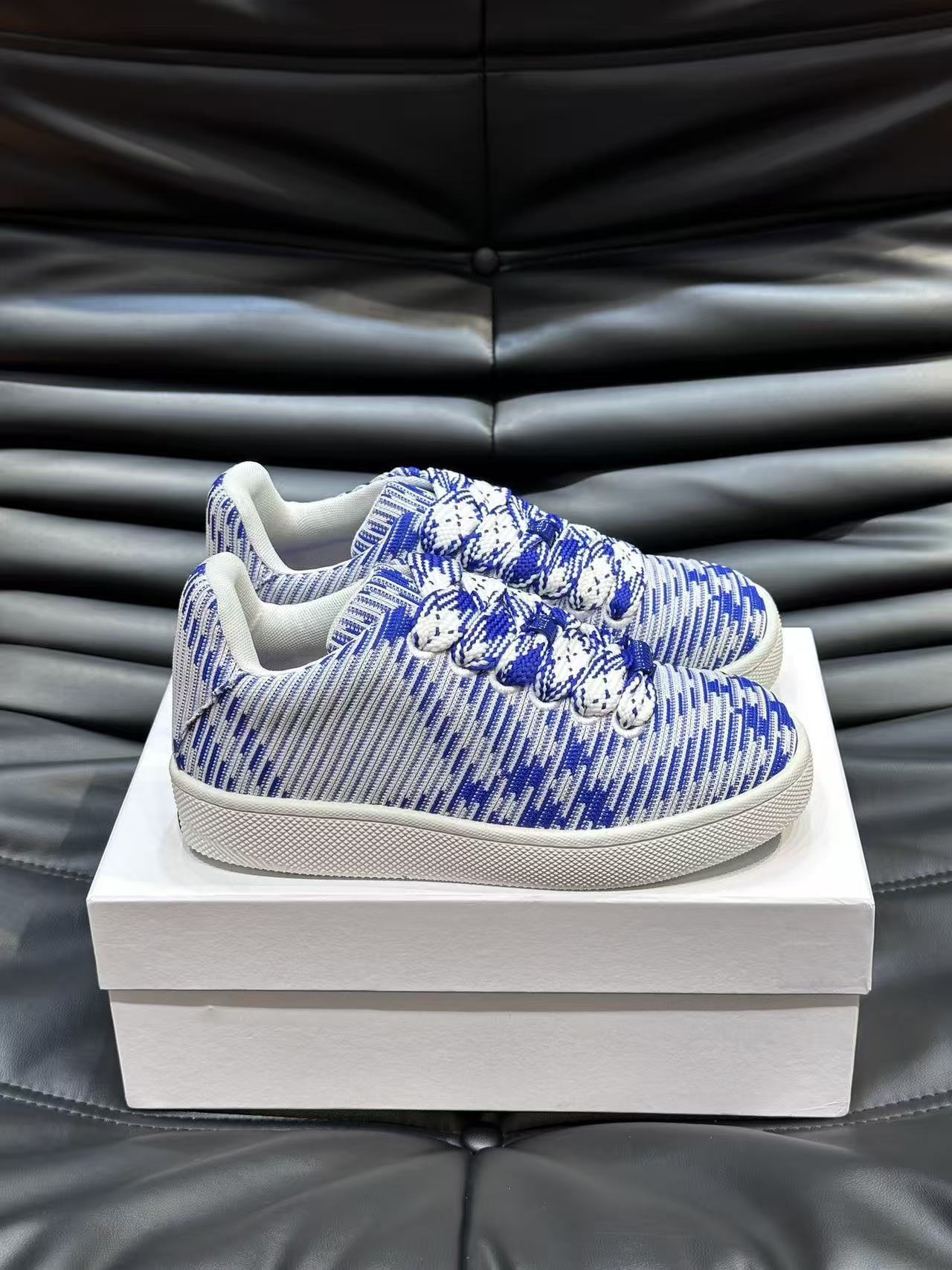 Men Women Low Top Casual Sneakers Thick Rope Lace Up Flat Shoes Genuine Leather Knitted Jacquard Embossed Pattern Street Fashion Board Shoes Multi o