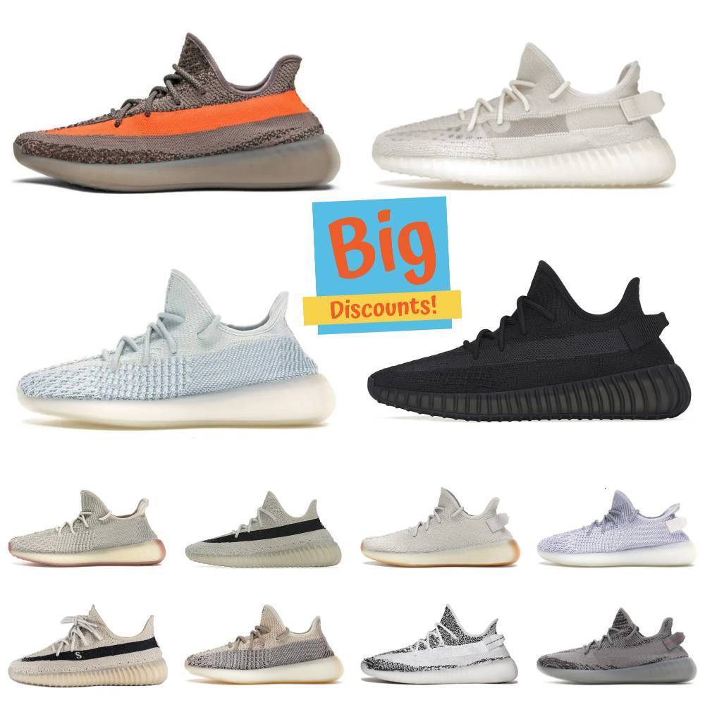 Designer Three Striped Sports Shoes Mens Women Vintage Static Black White Green KICKS Cinders Naturals Mesh Boost Bone Zebras Yeshayas Platform Runn